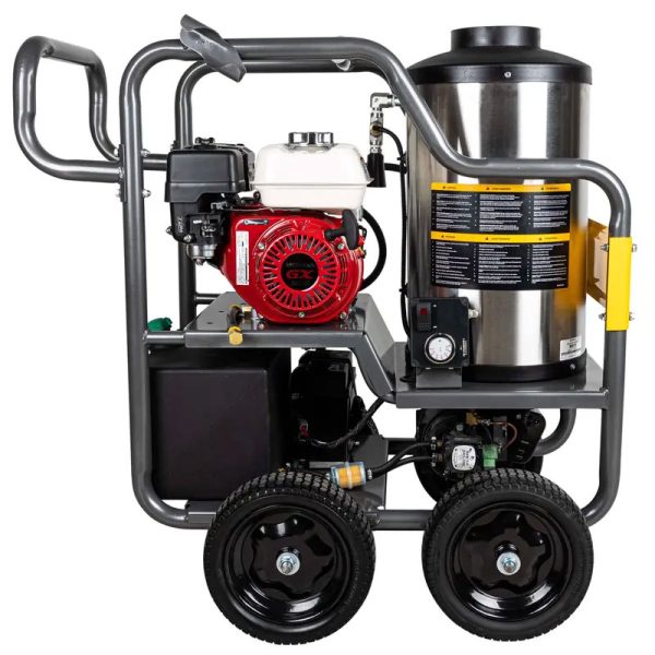 BE Hot Water Pressure Washer 2700 PSI - 10.6 L/min Honda Petrol Engine