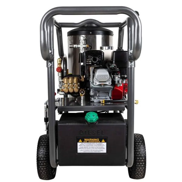 BE Hot Water Pressure Washer 2700 PSI - 10.6 L/min Honda Petrol Engine