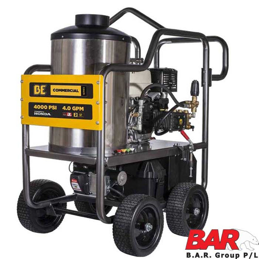 BE Hot Water Pressure Cleaner 4000 PSI - 15L/min  PowerEase Engine