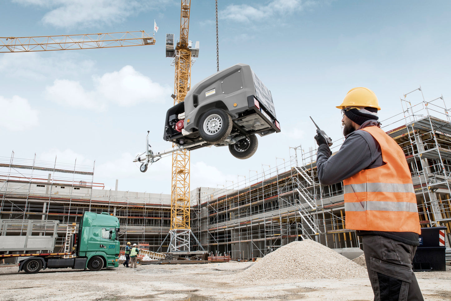 Kärcher HD 9/23 Ge Tr1 Trailer 3,335 PSI - 15.5L/min Petrol Powered Cold Water Pressure Cleaner