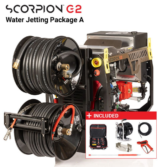 Jetwave Scorpion G2 350 - 5075 PSI 23L/min Water Jetting Package A