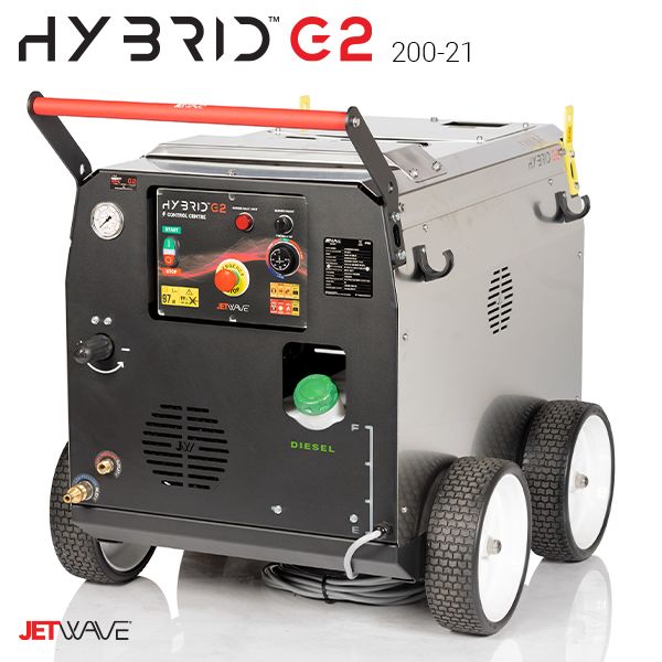 Jetwave Hybrid G2 200-21 3000PSI - 21L/min Hot Water Pressure Cleaner