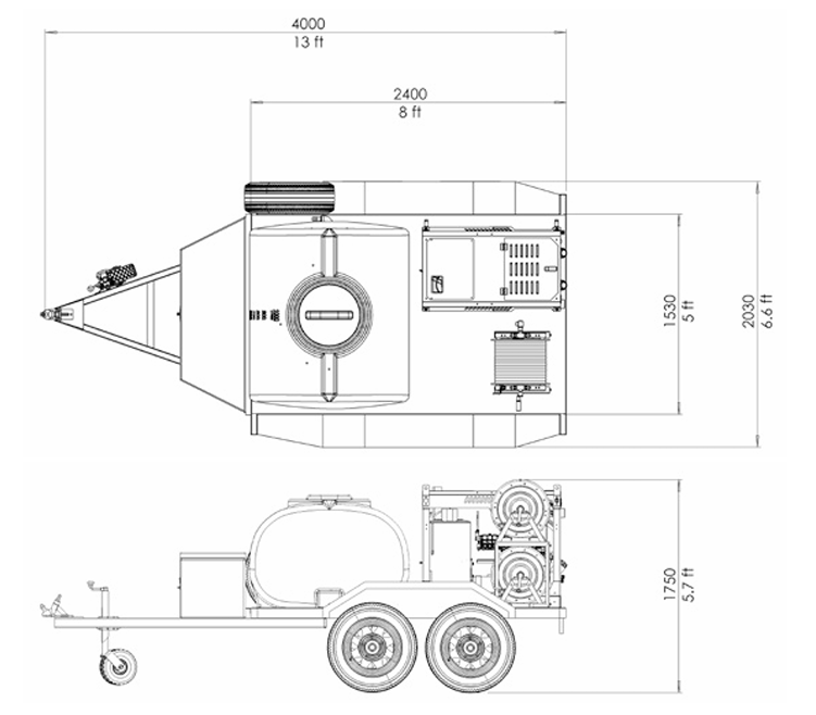 Jetwave Executive G2 Premium Trailer 4000-5000psi
