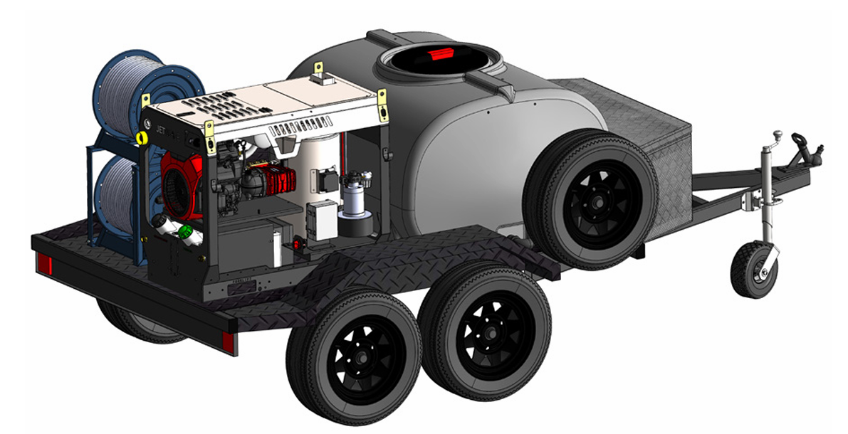 Jetwave Executive G2 Premium Trailer 4000-5000psi