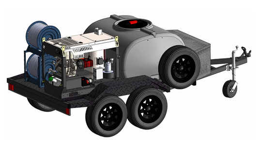 Jetwave Explorer G2D Premium Trailer 3150-4060psi
