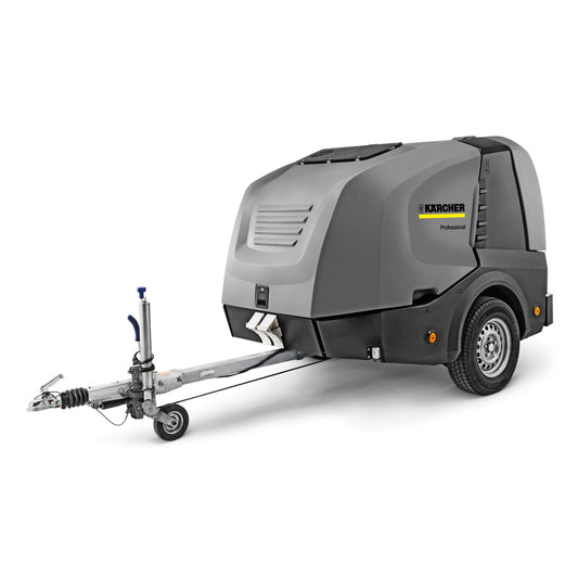 Karcher HDS 13/20 Hot water pressure cleaner  trailer on a white background 