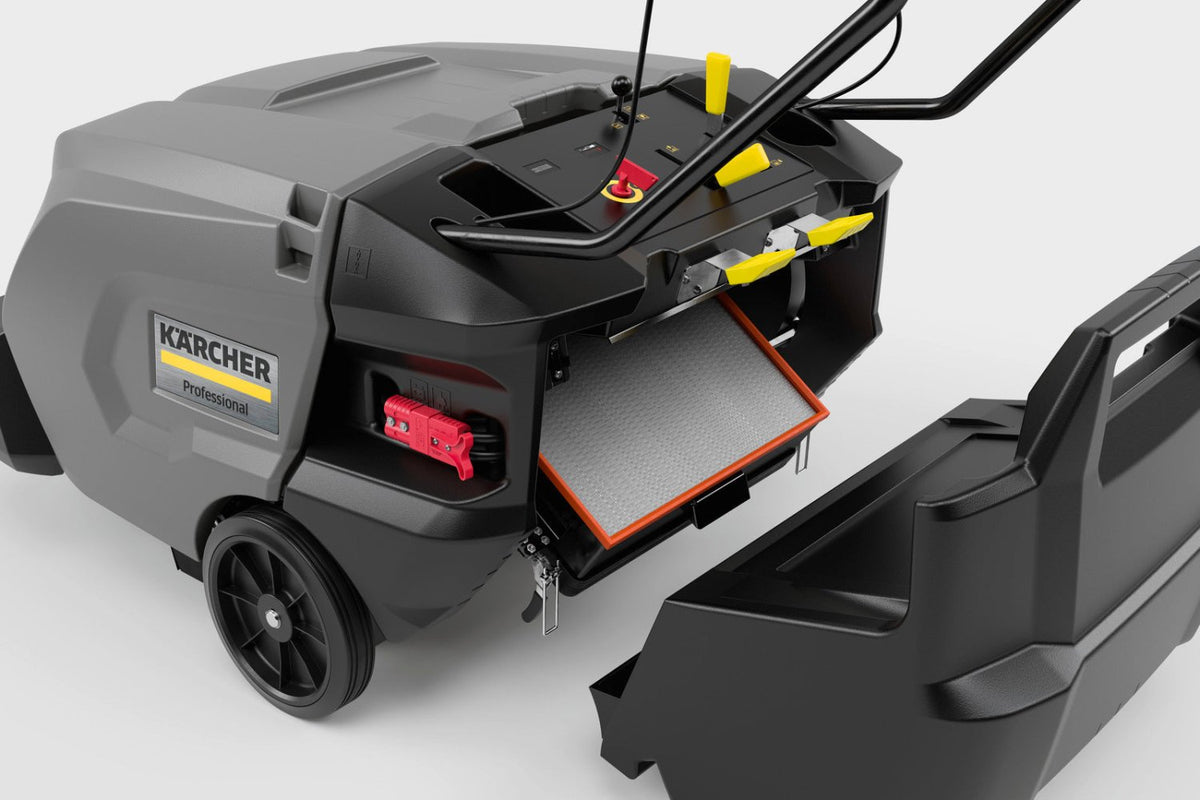 Karcher KM 85/50 W Bp Battery Walk-Behind Vacuum Sweeper - Hytec Services